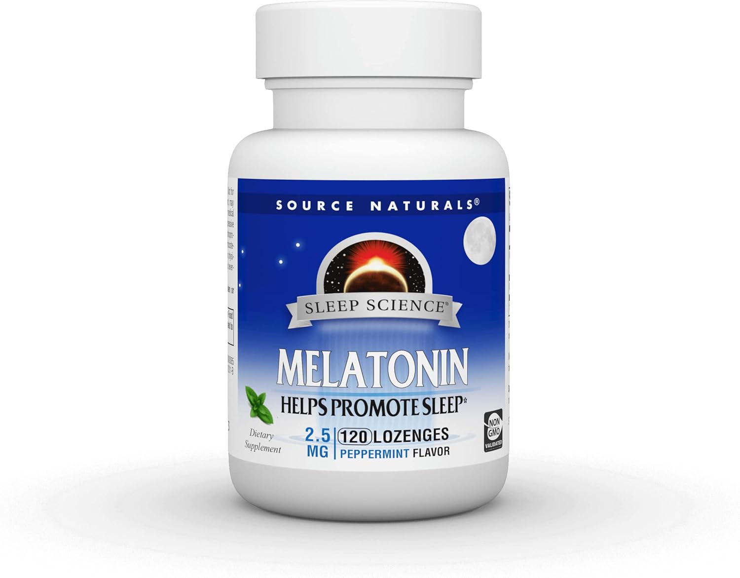 Source Naturals Melatonina Sublingual Peppermint - 2.5 mg - 120
