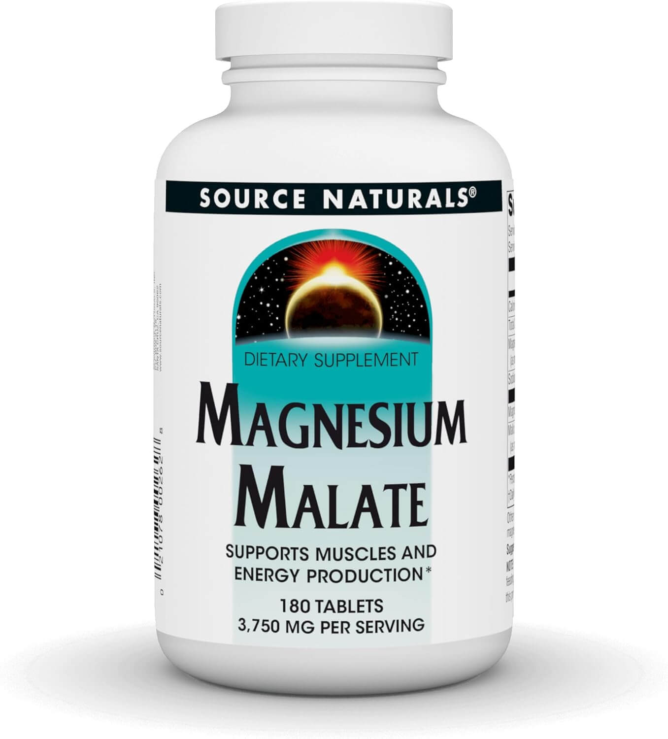 Source Naturals Magnesium Malate 3750mg - 180 Comprimidos