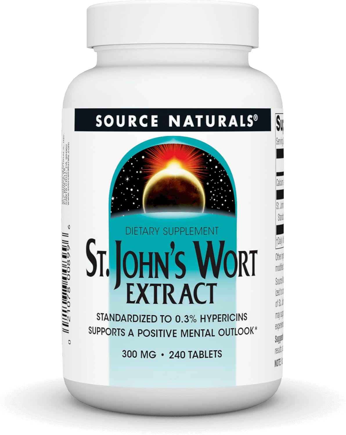 Source Naturals St Johns Wort Extrato - 300 mg - 240 Comprimidos