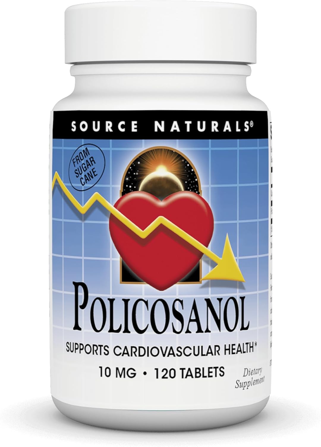Source Naturals Policosanol - 10 mg - 120 Comprimidos
