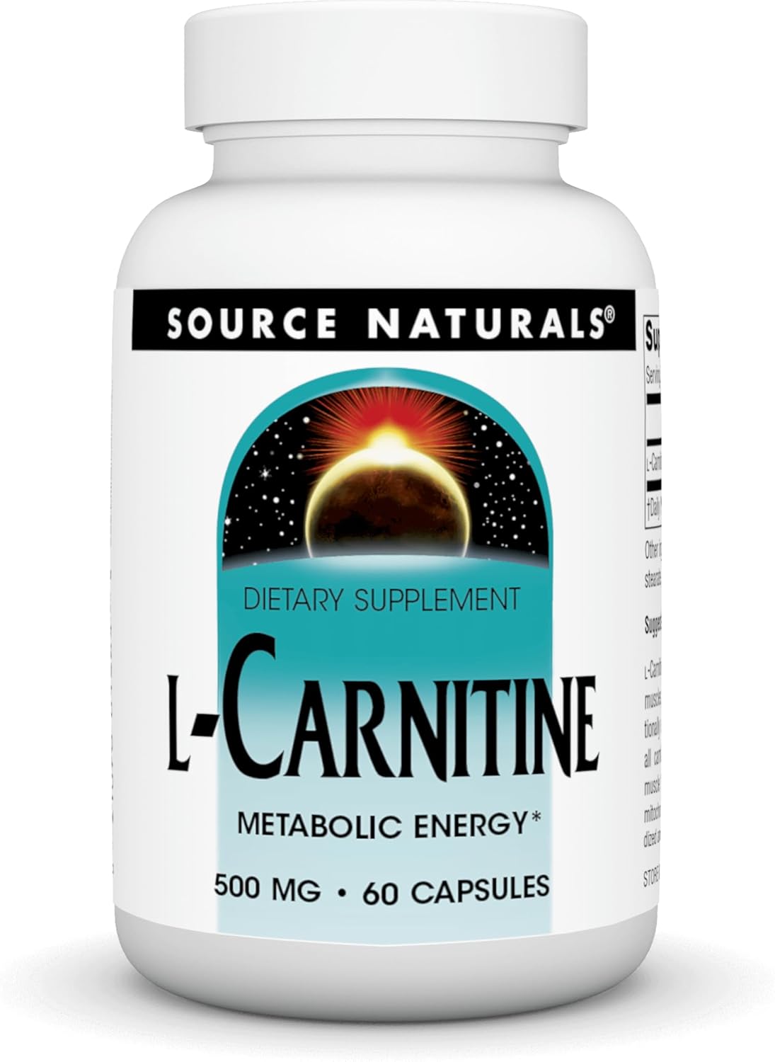 Source Naturals L-Carnitina - 500 mg - 60 C�psulas