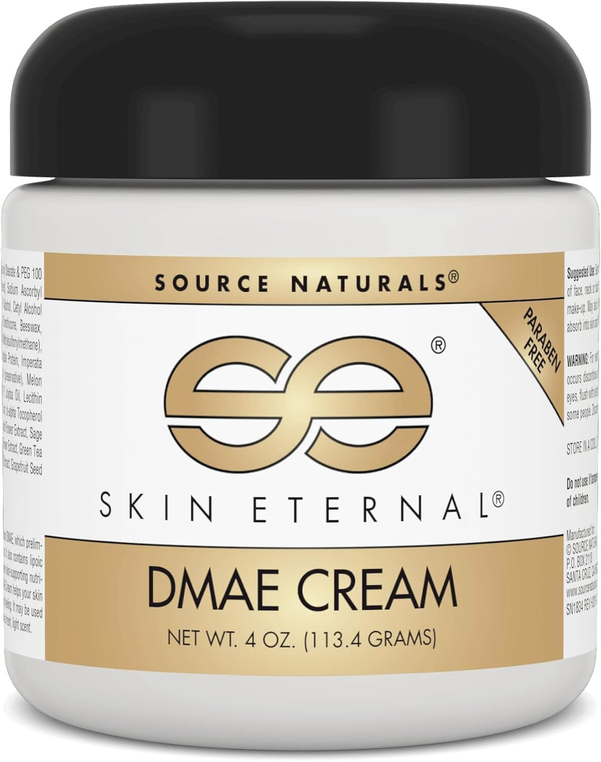 Source Naturals Skin Eternal DMAE Creme - 4 oz (118 mL)