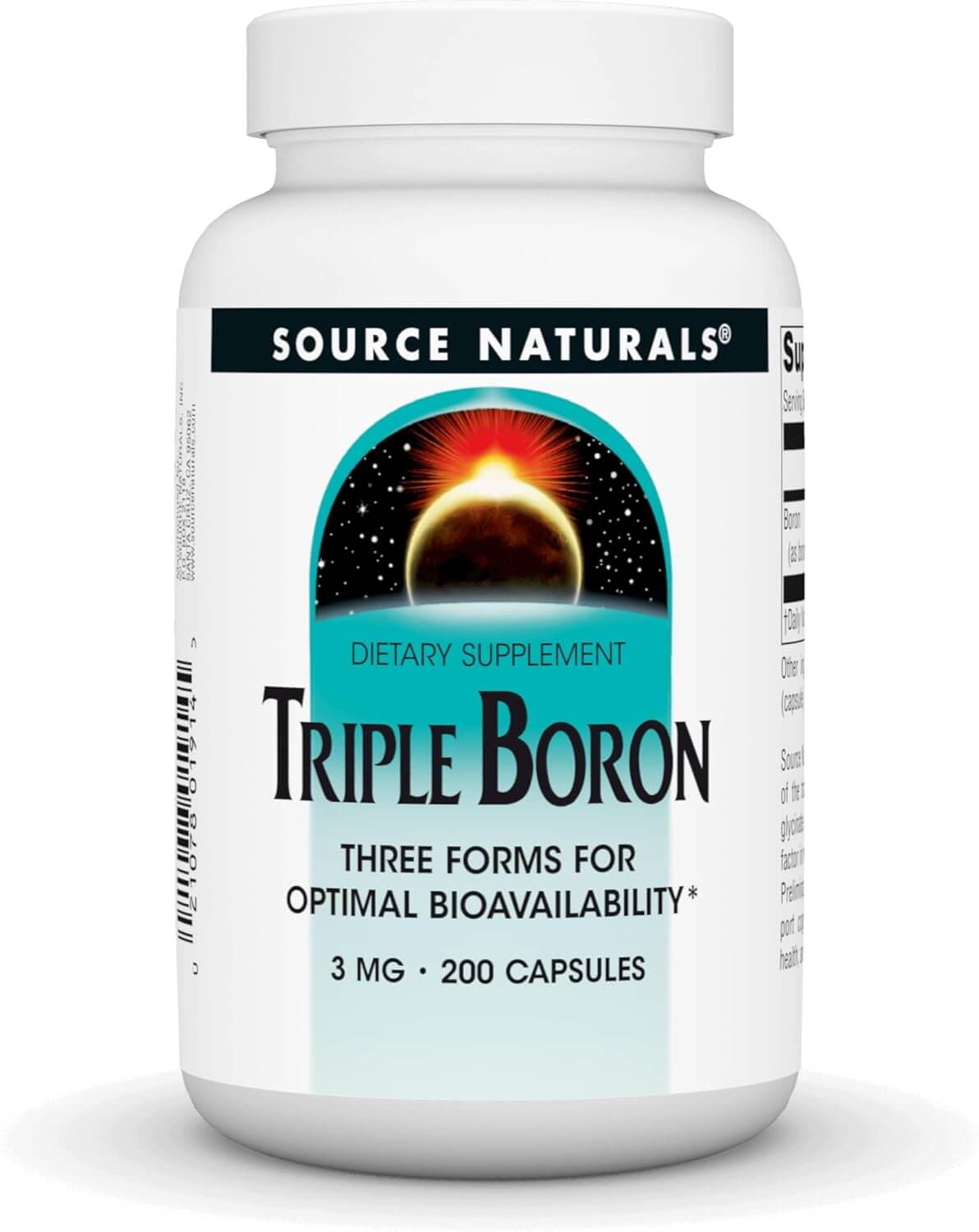 Source Naturals Triple Boro - 3 mg - 200 Cpsulas