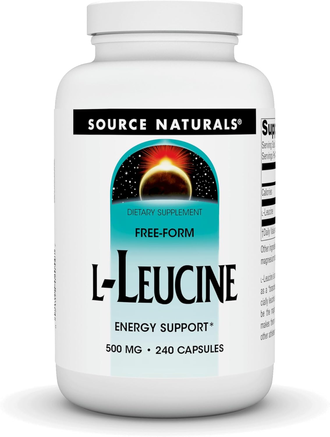 Source Naturals L-Leucine - 500 mg - 240 C�psulas