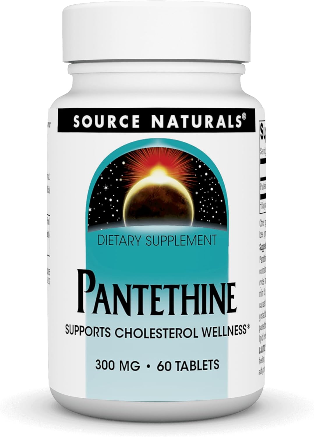 Source Naturals Pantetina - 300 mg - 60 Comprimidos