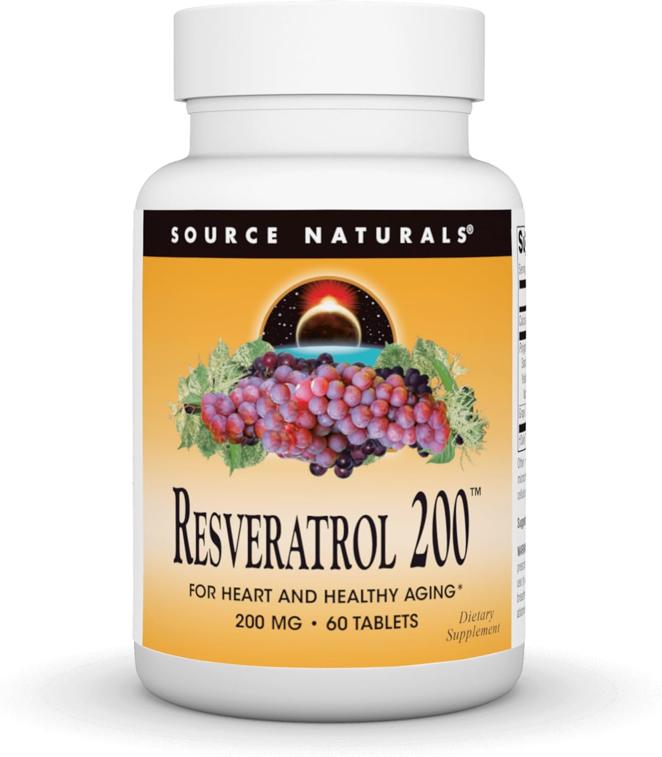 Source Naturals Resveratrol 200 - 200 mg - 60 Comprimidos