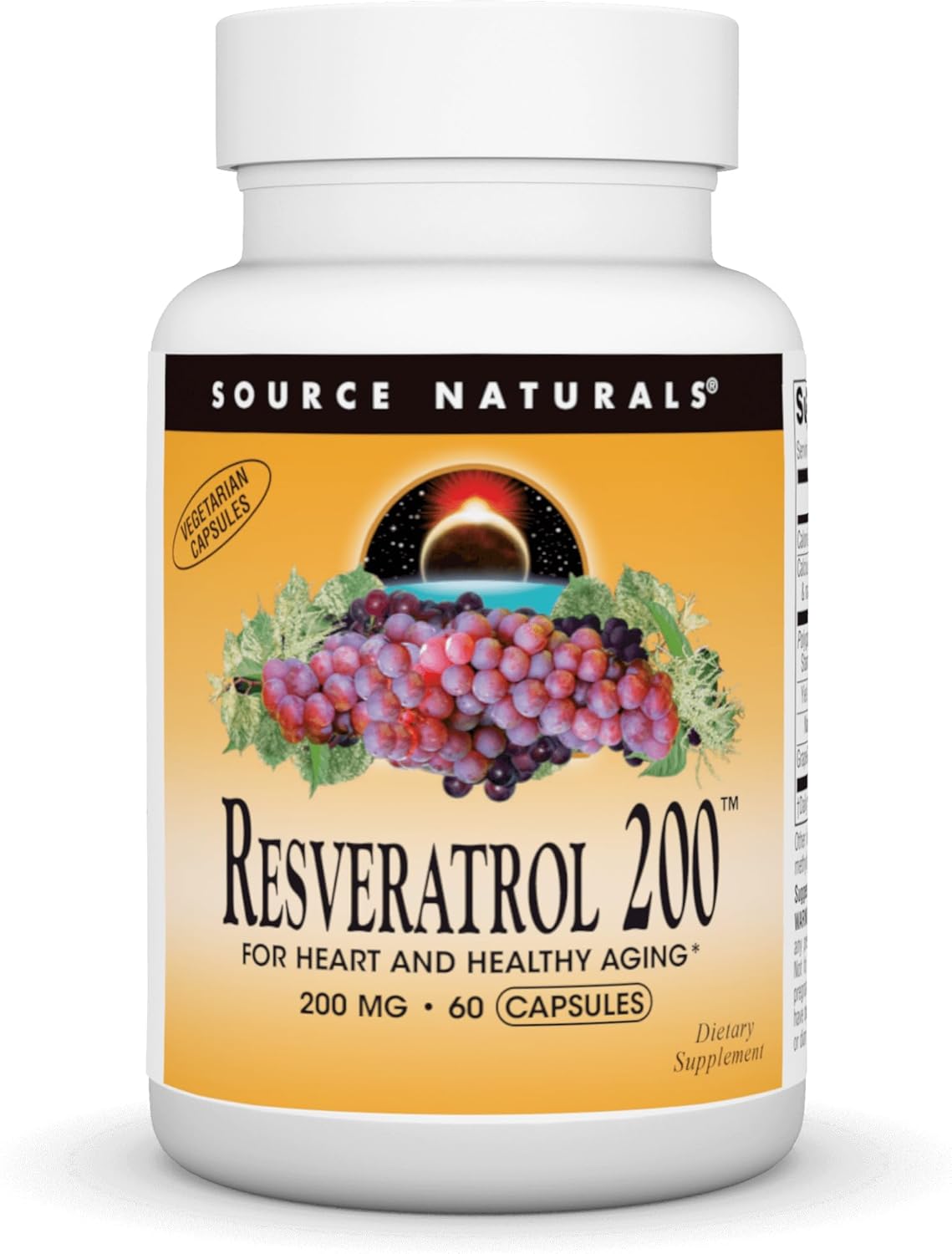 Source Naturals Resveratrol 200 - 200 mg - 60 C�psulas