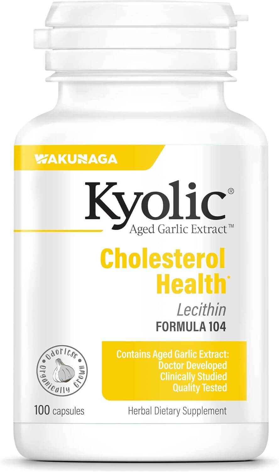 Kyolic Aged Garlic Cholesterol Health, 100 Cpsulas