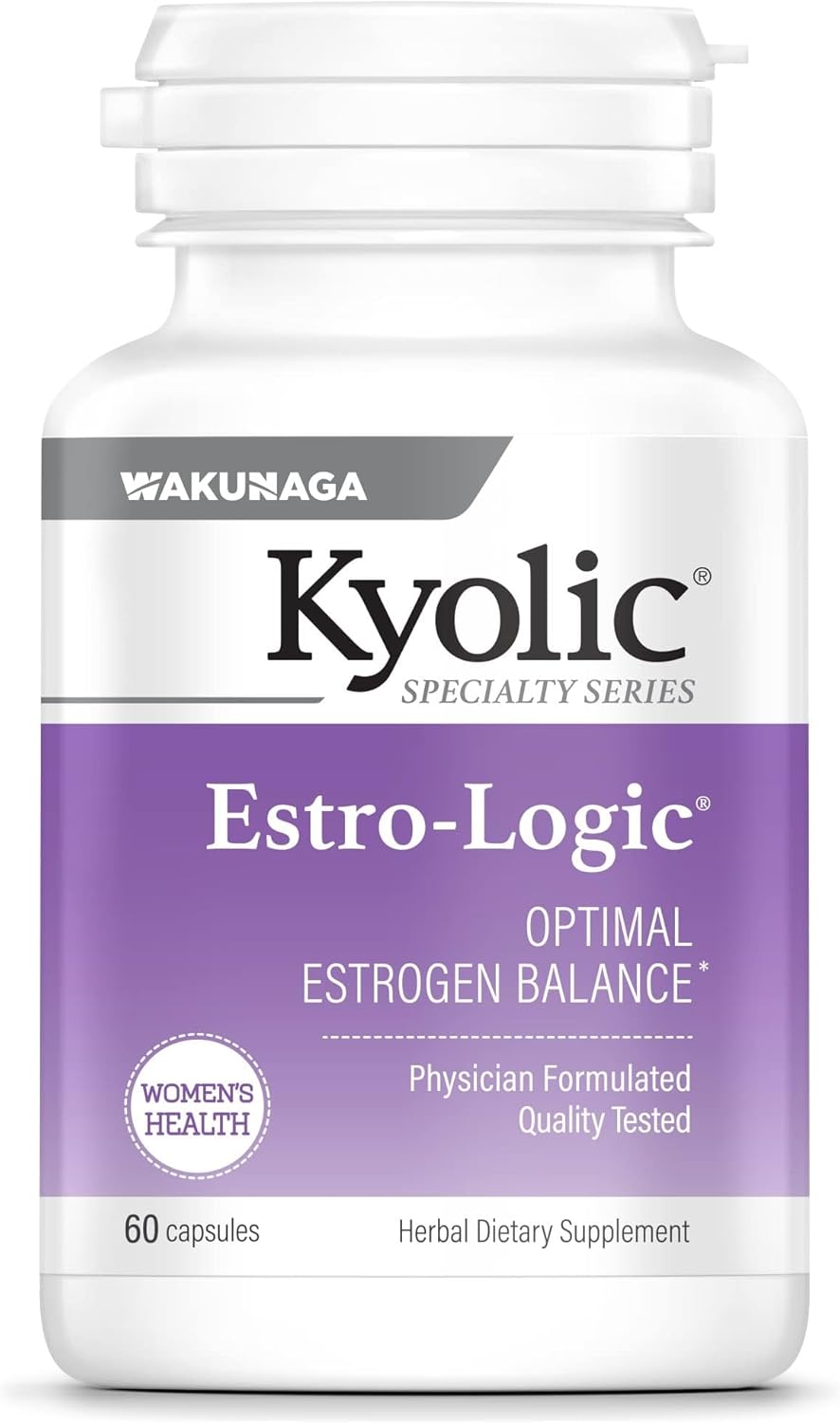 Kyolic Estro-Logic - Equilbrio Otimizado de Estrognio - 60 Cpsulas