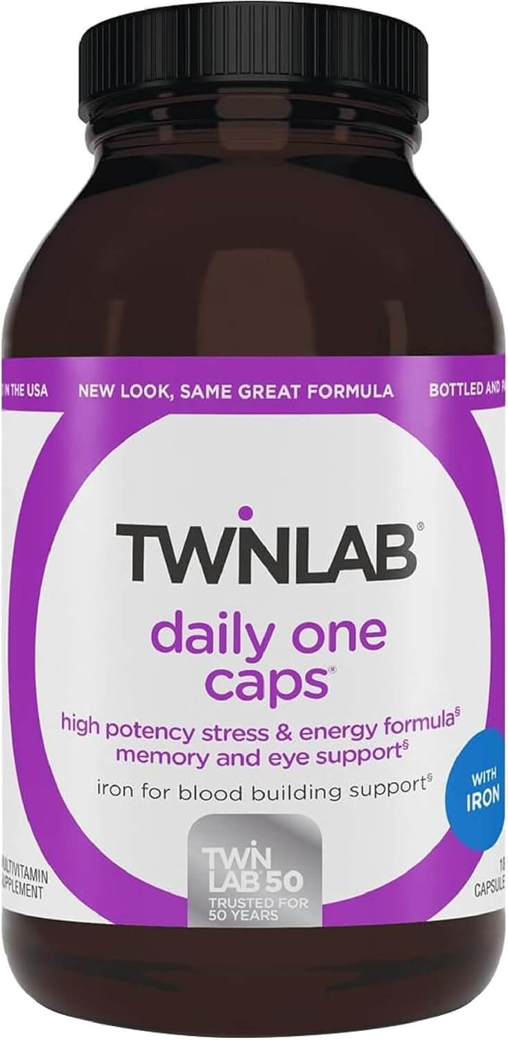 Twinlab Daily One Caps com Iron - 180 Cpsulas