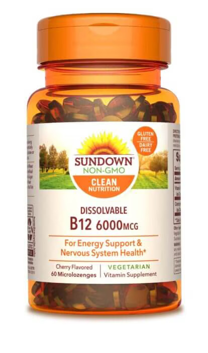 Vitamina B12 100mg 60 Comprimidos Sublinguais