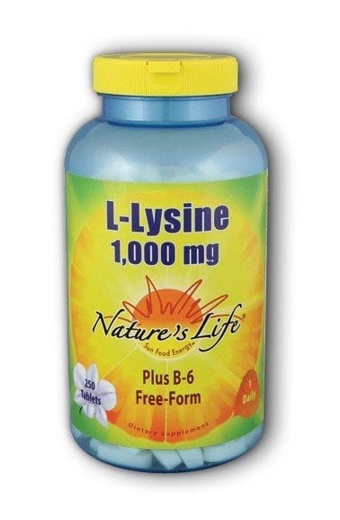 Natures Life L-Lisina - 1000 mg - 250 Comprimidos