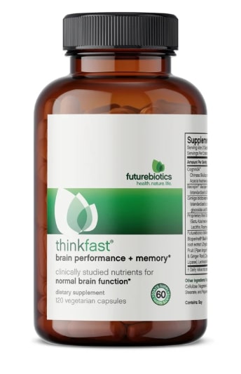 Futurebiotics ThinkFast - Performance do C�rebro & Mem�ria - 120 C�psulas