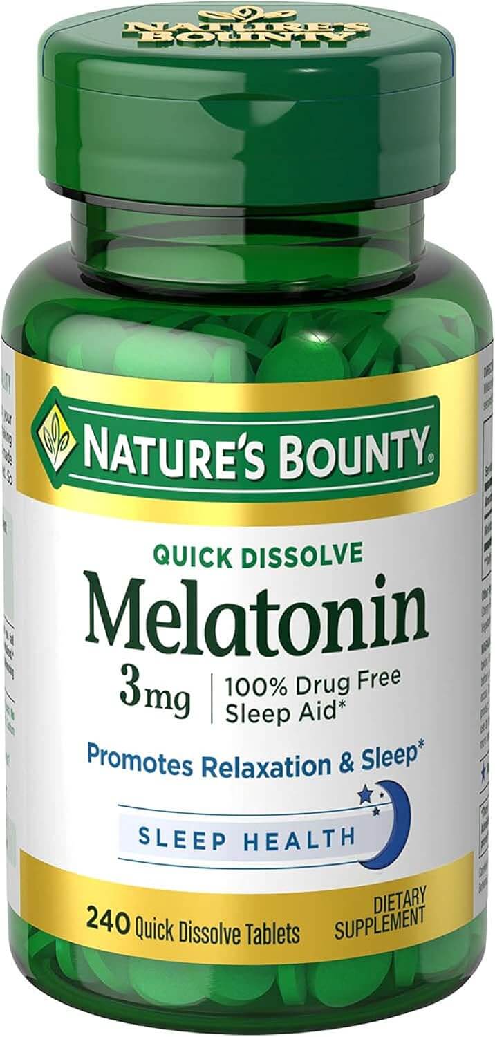 Natures Bounty Melatonina 3 mg - 240 Comprimidos