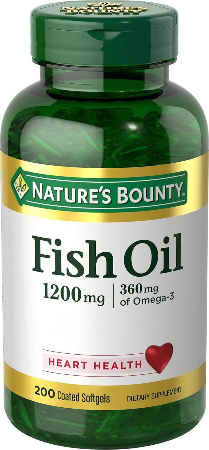 Natures Bounty Odorless Fish Oil 1200 mg 400 Comprimidos
