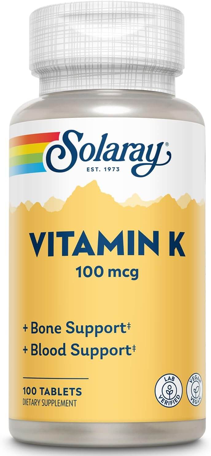 Solaray Vitamina K - 100 Cpsulas