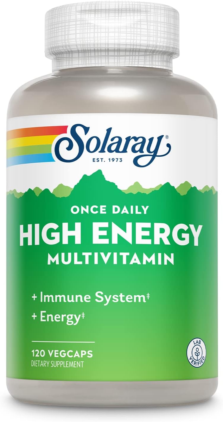Solaray Multivitam�nico Alta Energia - Um por Dia - 120 C�psulas