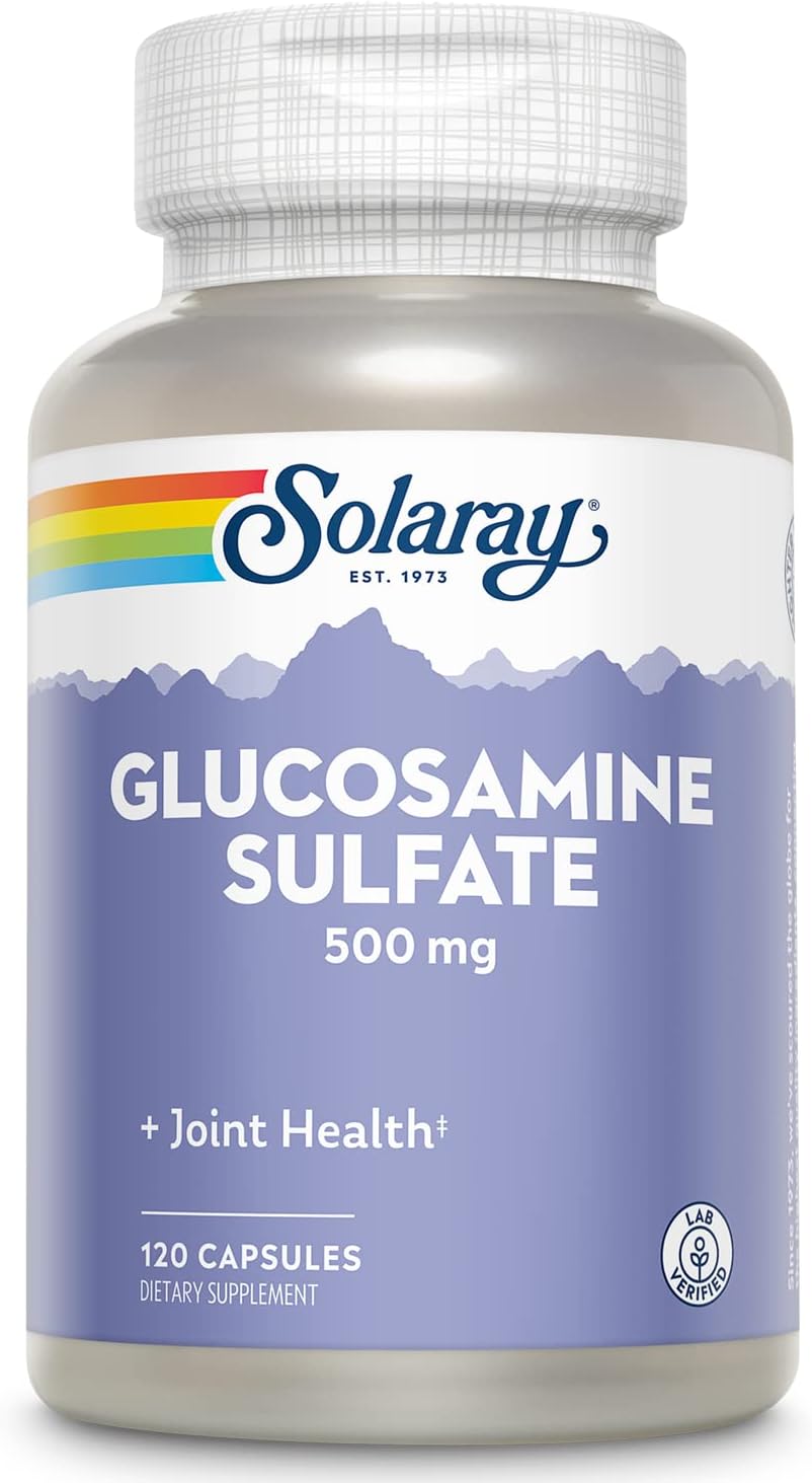 Solaray Sulfato de Glucosamina - 500 mg - 120 Cpsulas