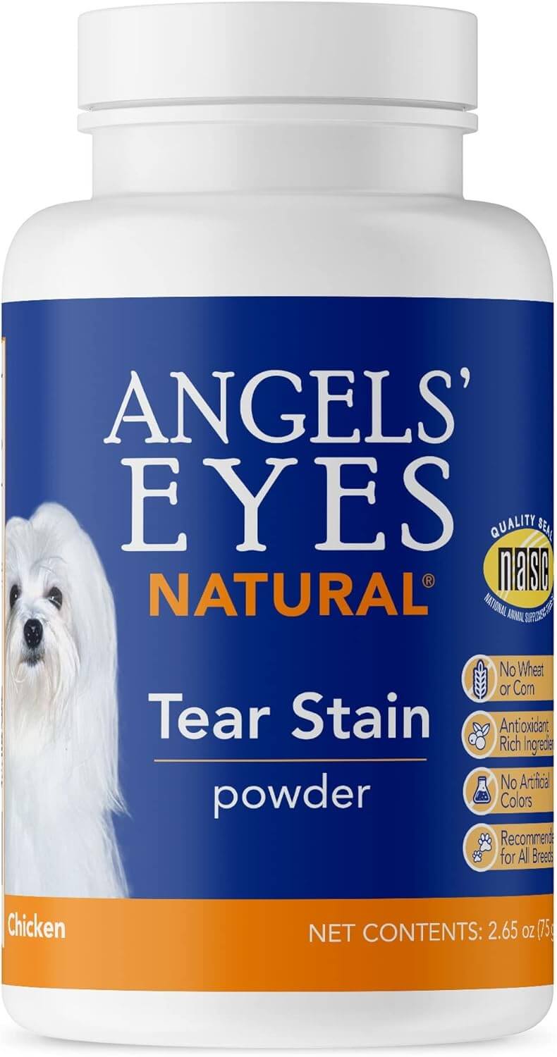 Angels Eyes Tear Stain Remover para Gatos, Frango - 75 g