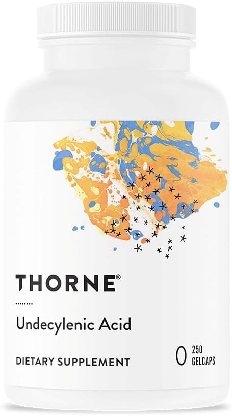 Thorne Research cido Undecilnico (Antiga Frmula SF722) 250mg - 250 Cpsulas em Gel