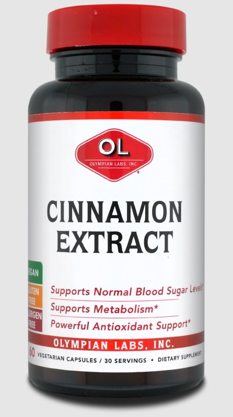 Olympian Labs Extrato de Canela - 60 Cpsulas