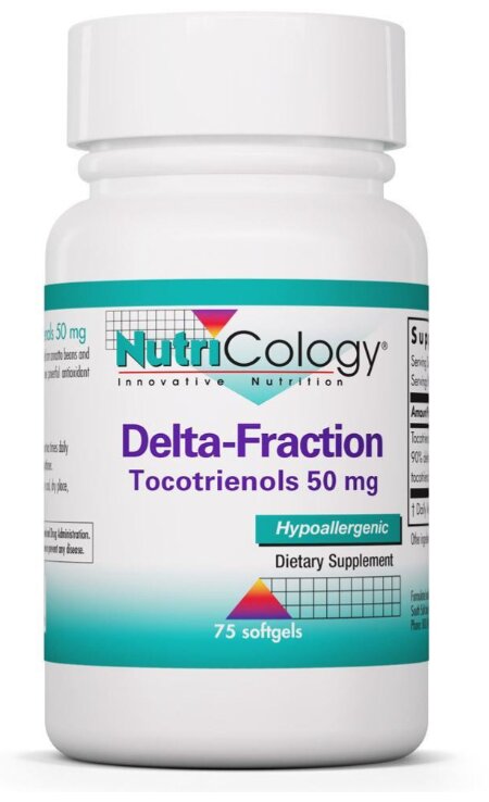 NutriCology Delta-Fraction Tocotrien�is 50 mg - 75 Softgels