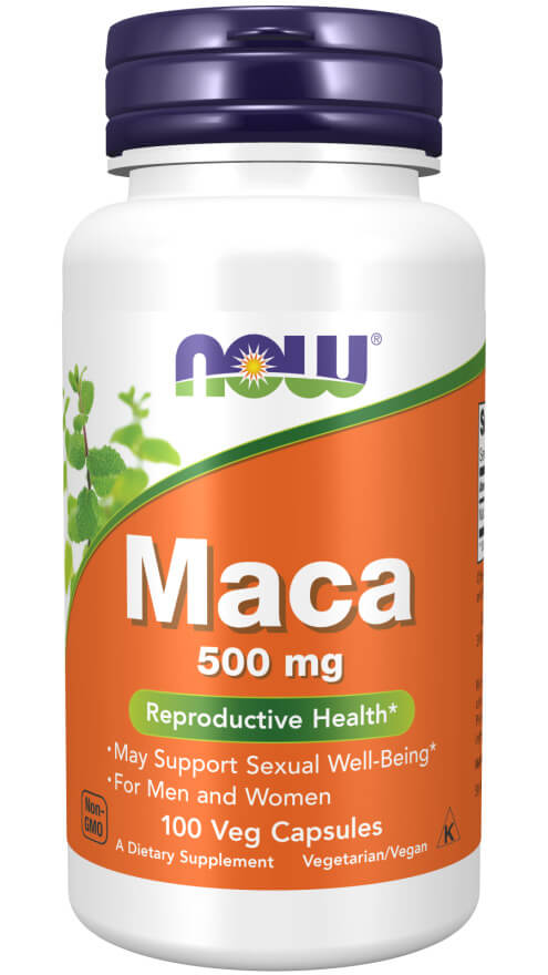 NOW Foods Maca, 500mg, 100 Cpsulas