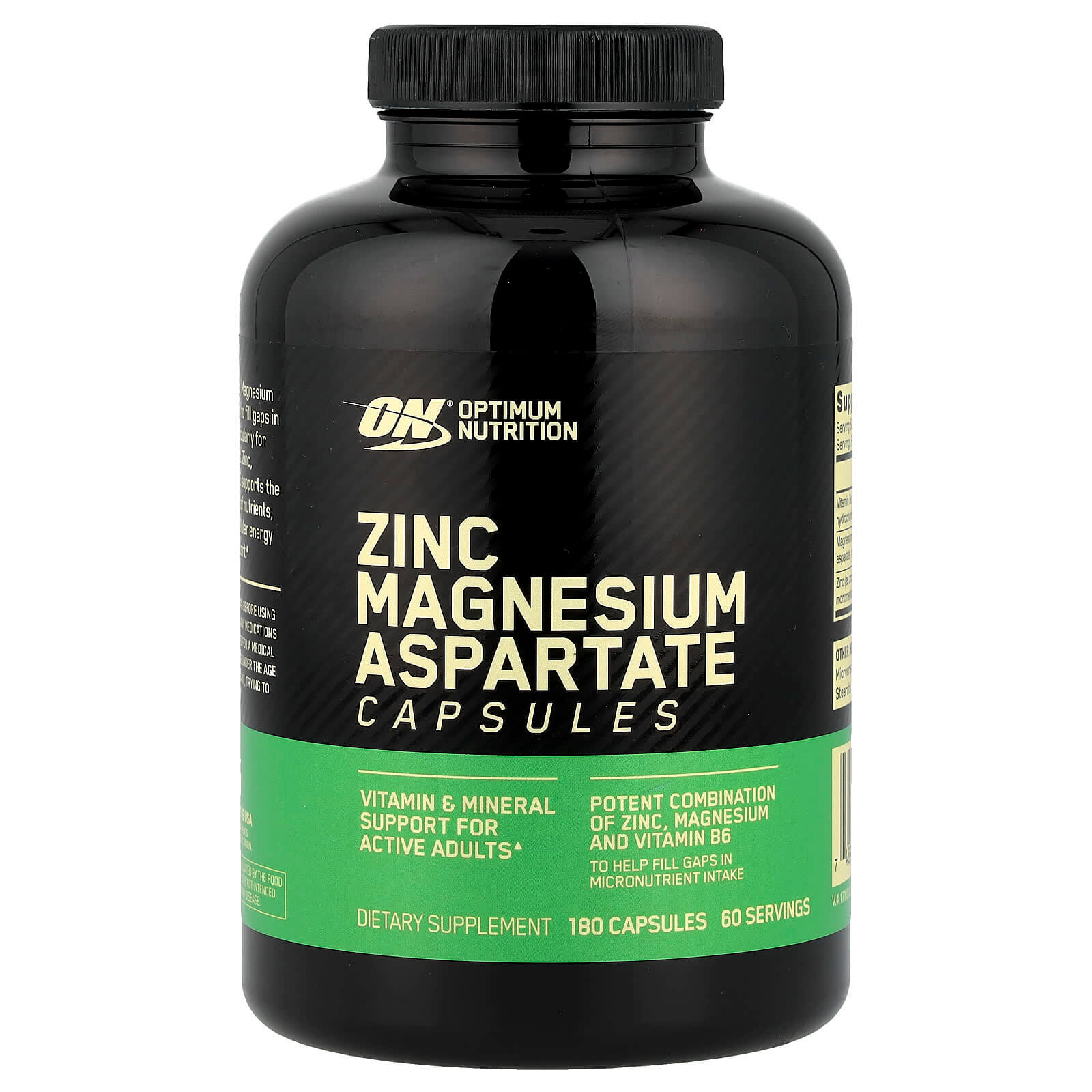 Optimum Nutrition Aspartato de zinco e magnsio - 180 Cpsulas