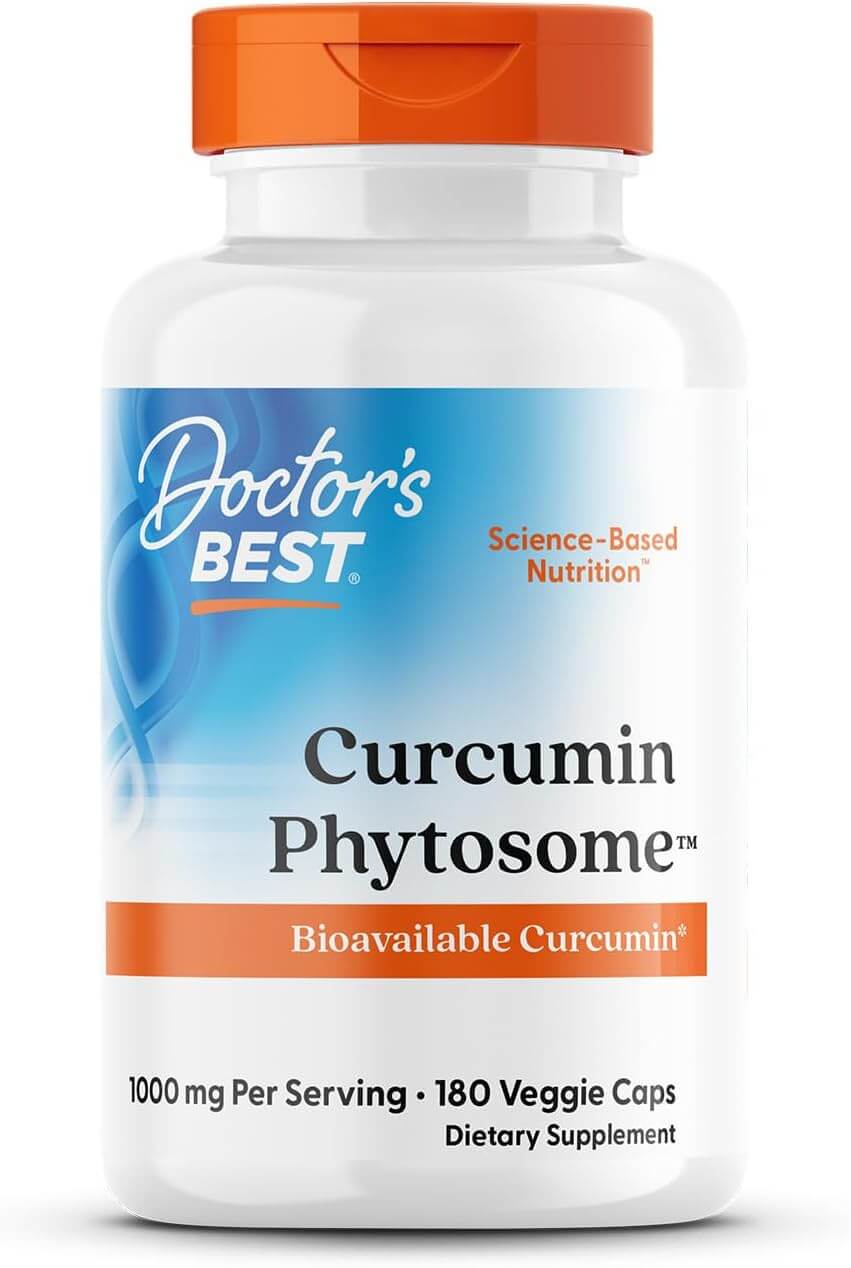 Doctors Best Curcumin Phytosome com Meriva 1000 mg - 180 Cpsulas