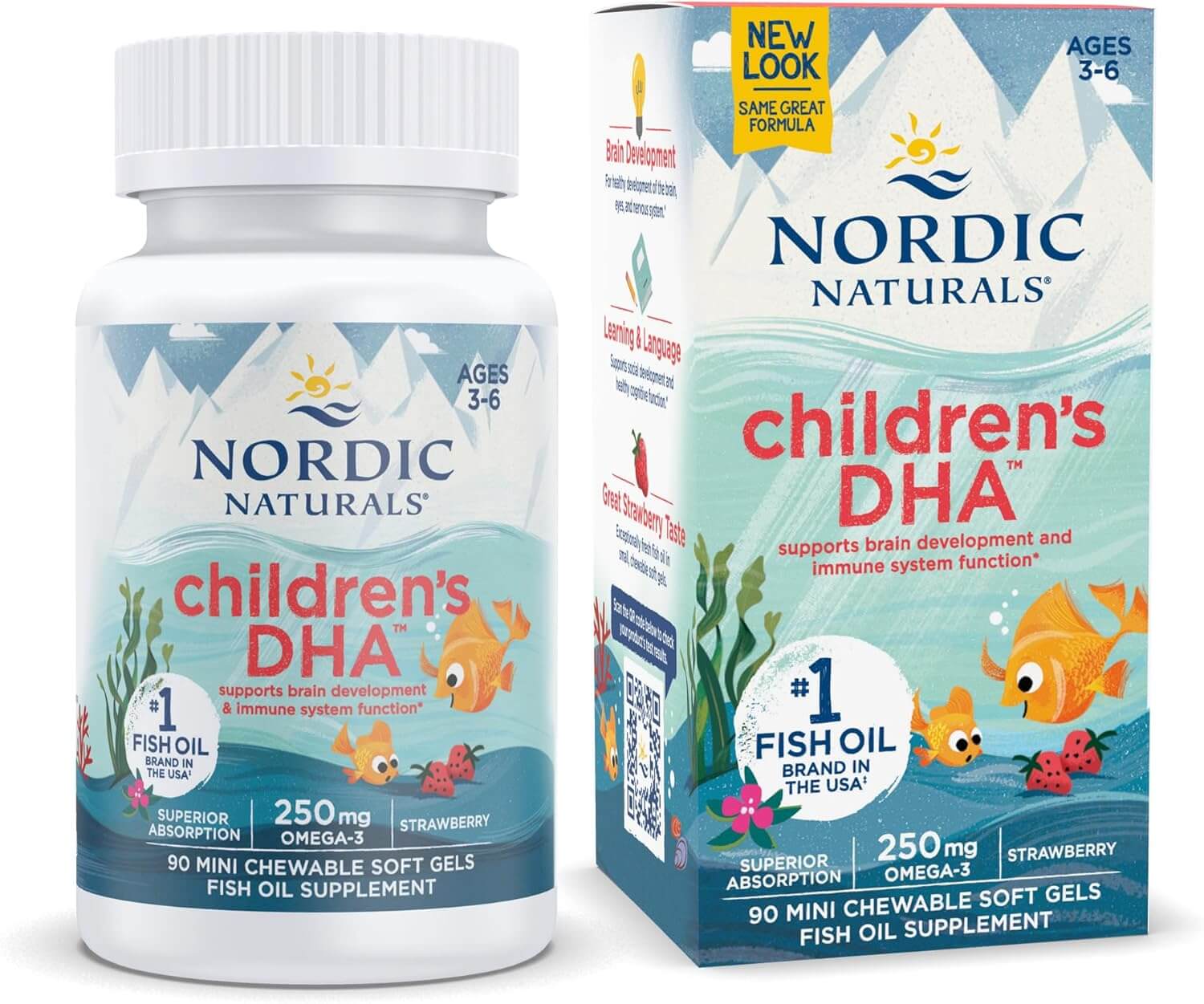 Nordic Naturals Childrens DHA Suplemento Infantil - 90 Comprimidos