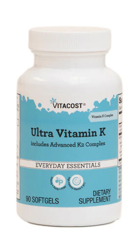 Vitacost Ultra Vitamina K com Advanced K2 Complex - 90 Comprimidos