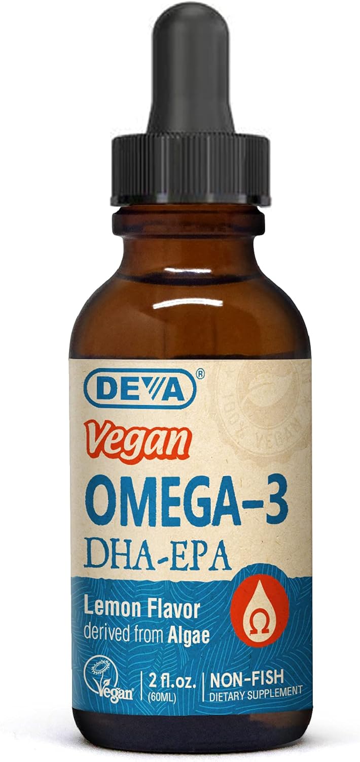 Deva Vegan mega-3 DHA Lquido - Sabor Limo - 59ml