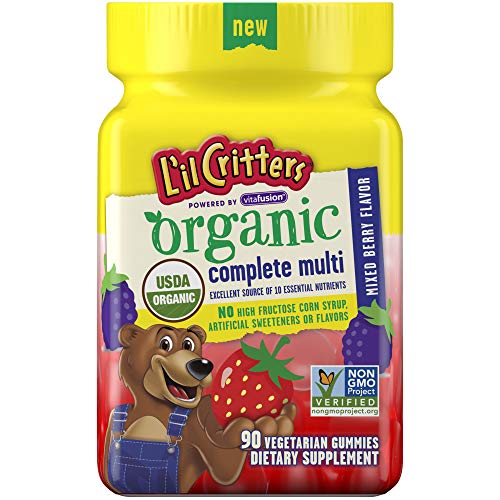 Lil Critters Organic Complete Multivitamin Gummies for Kids