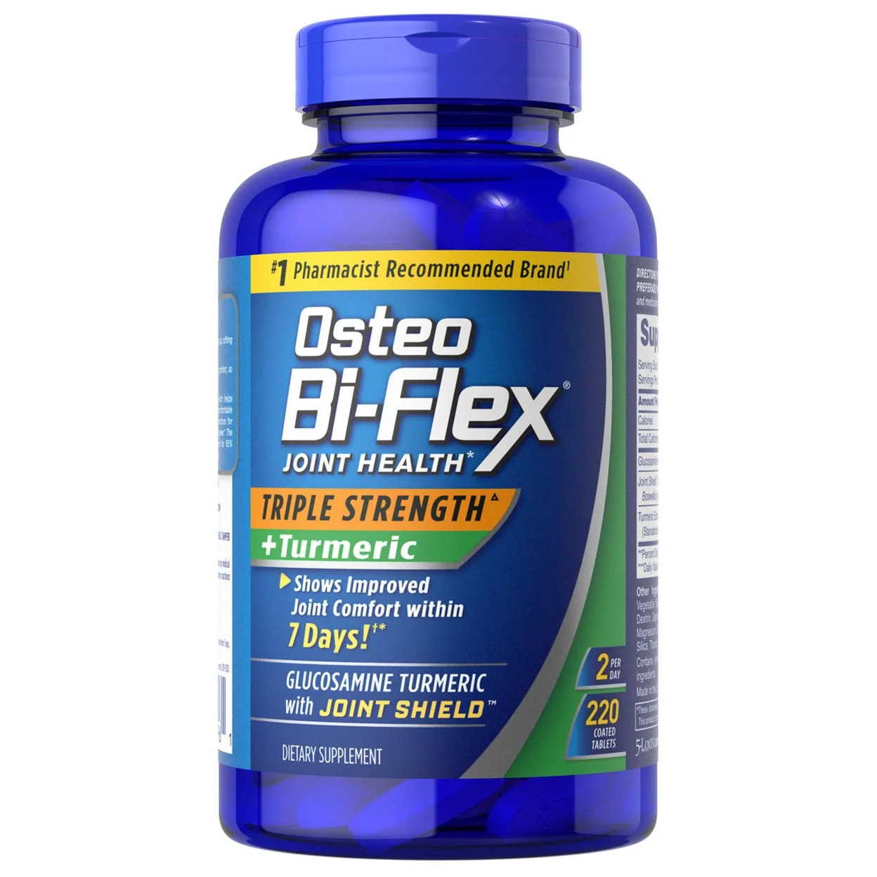 Osteo Bi-Flex Fora Tripla Glucosamina 1500mg, Crcuma 450mg - 220 Comprimidos