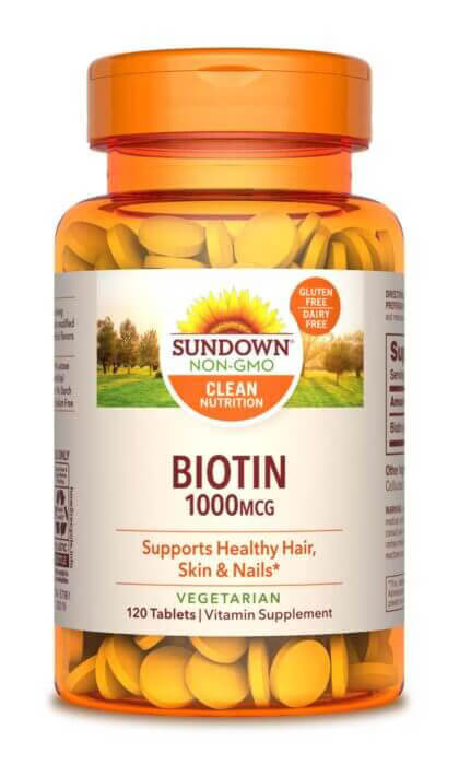 Sundown Biotina 1000 mcg - 120 Comprimidos