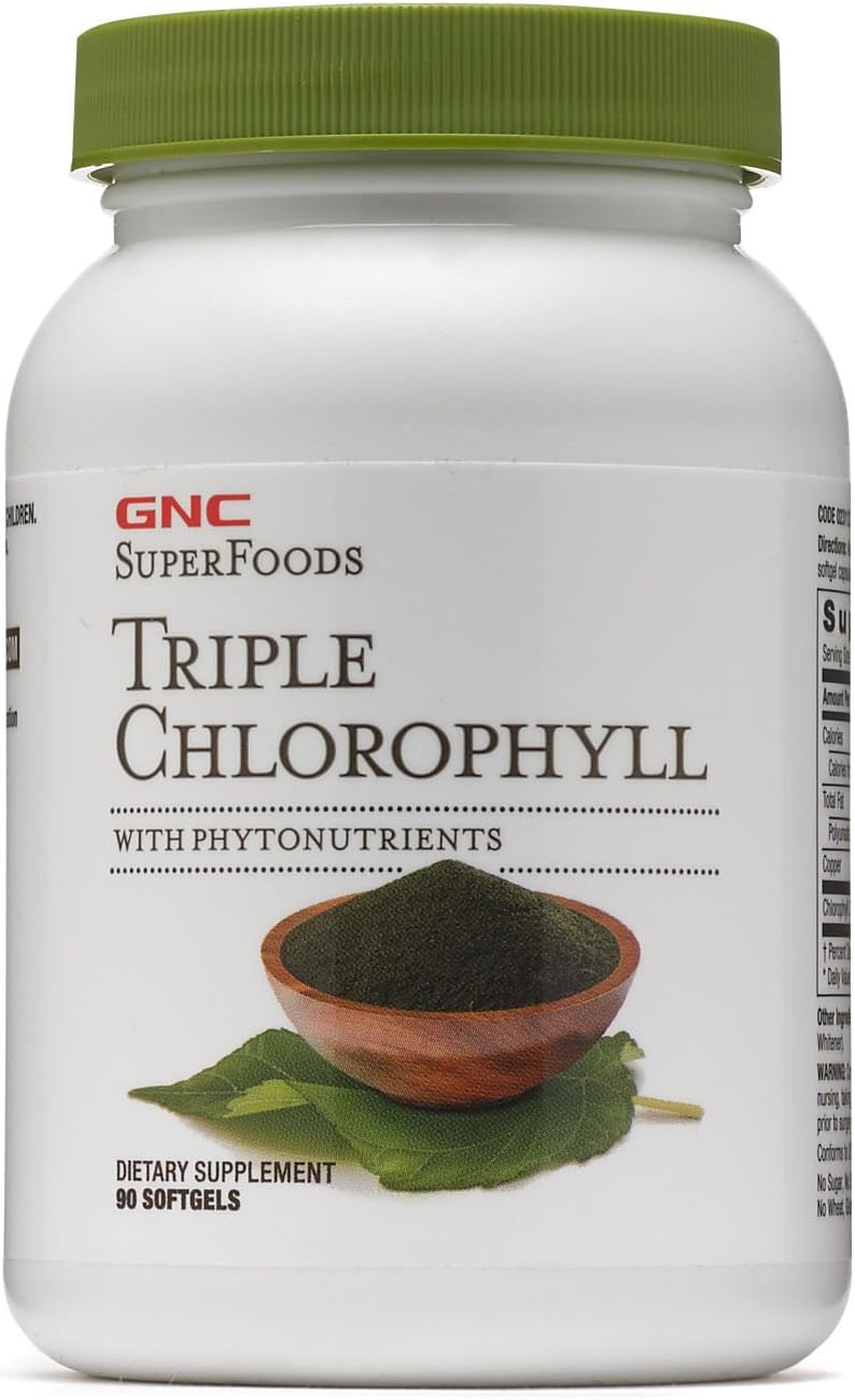 GNC Superfoods Clorofila Tripla 90 Softgels