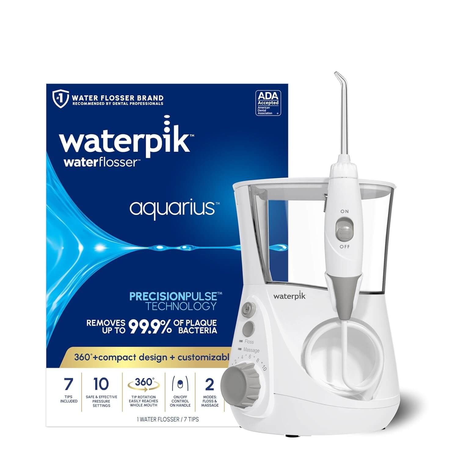 Waterpik ADA aceitou WP-660 Aquarius Water Flosser