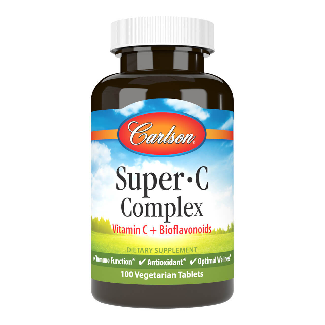 Carlson Labs Super C Complex - 100 Comprimidos