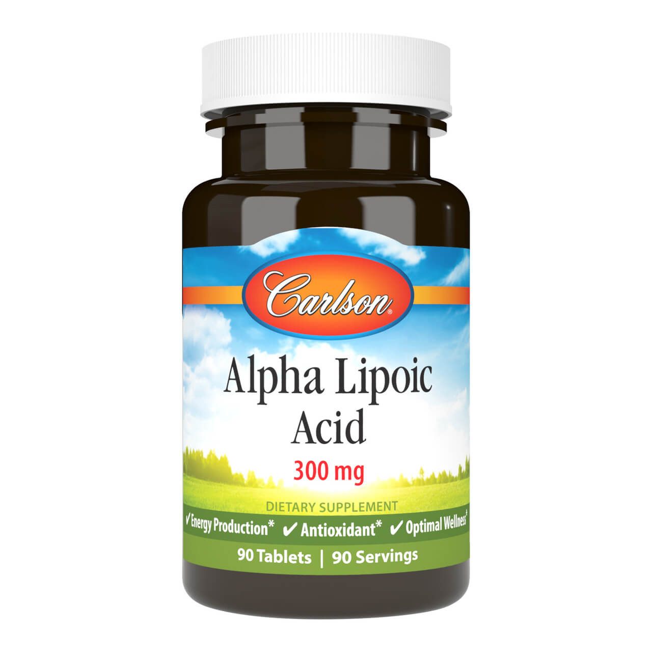 Carlson Labs cido Alfa-Lipico 300 Mg - 90 Comprimidos