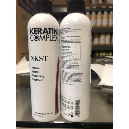 Keratin Complex Tratamento de alisamento de queratina natural, 8 Oz.
