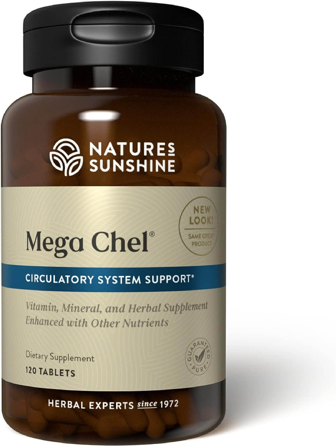 Natures Sunshine Mega-Chel Multivitamnico - 120 Tablets