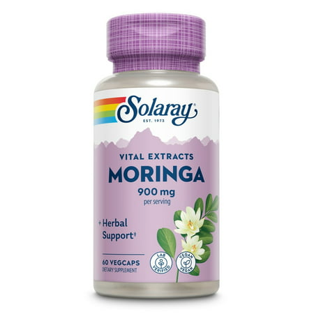 Solaray Moringa -- 900 Mg - 60 VegCaps