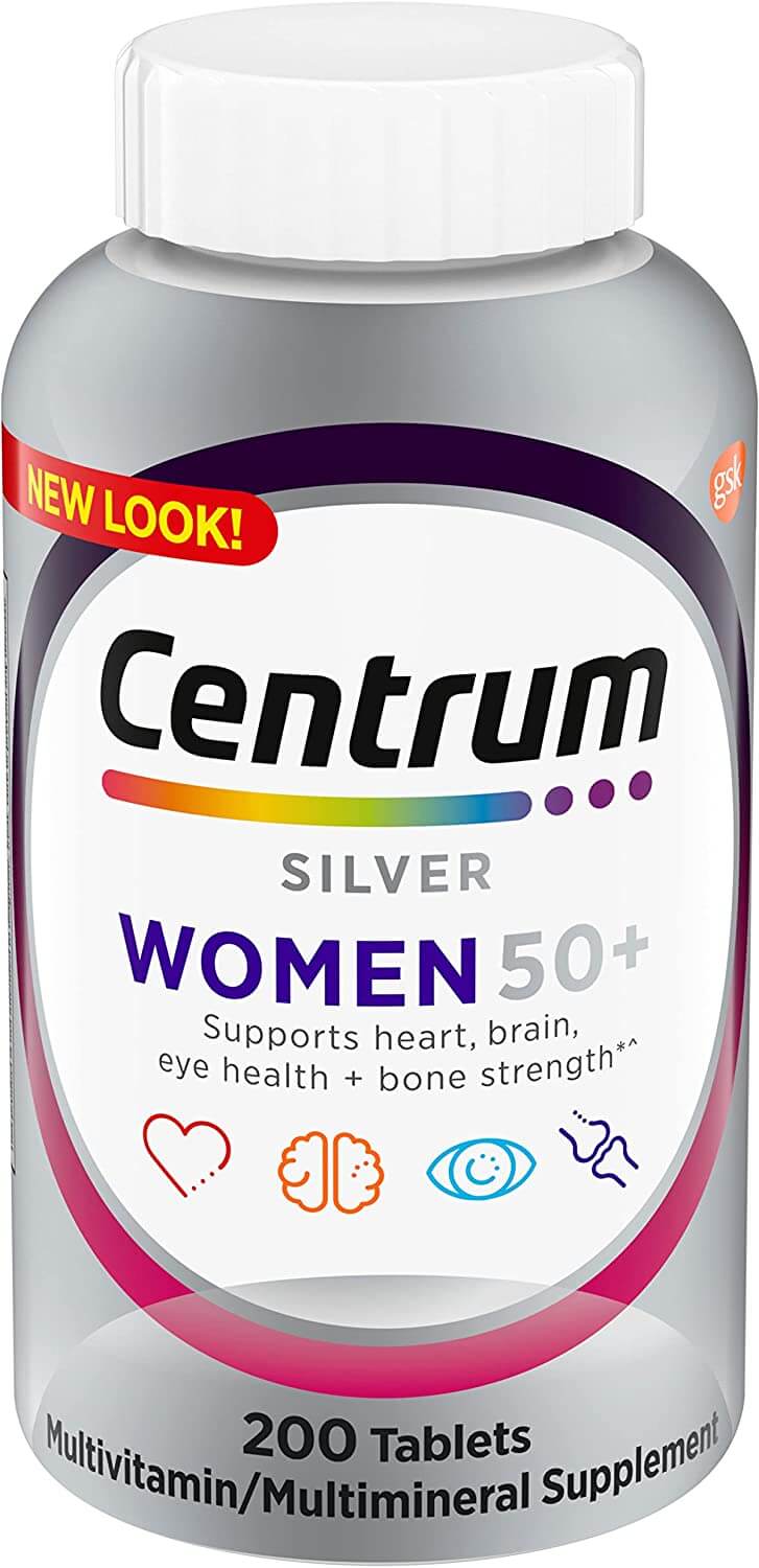 Centrum Silver Multivitamnico Mulheres Acima dos 50 - 200 Comprimidos
