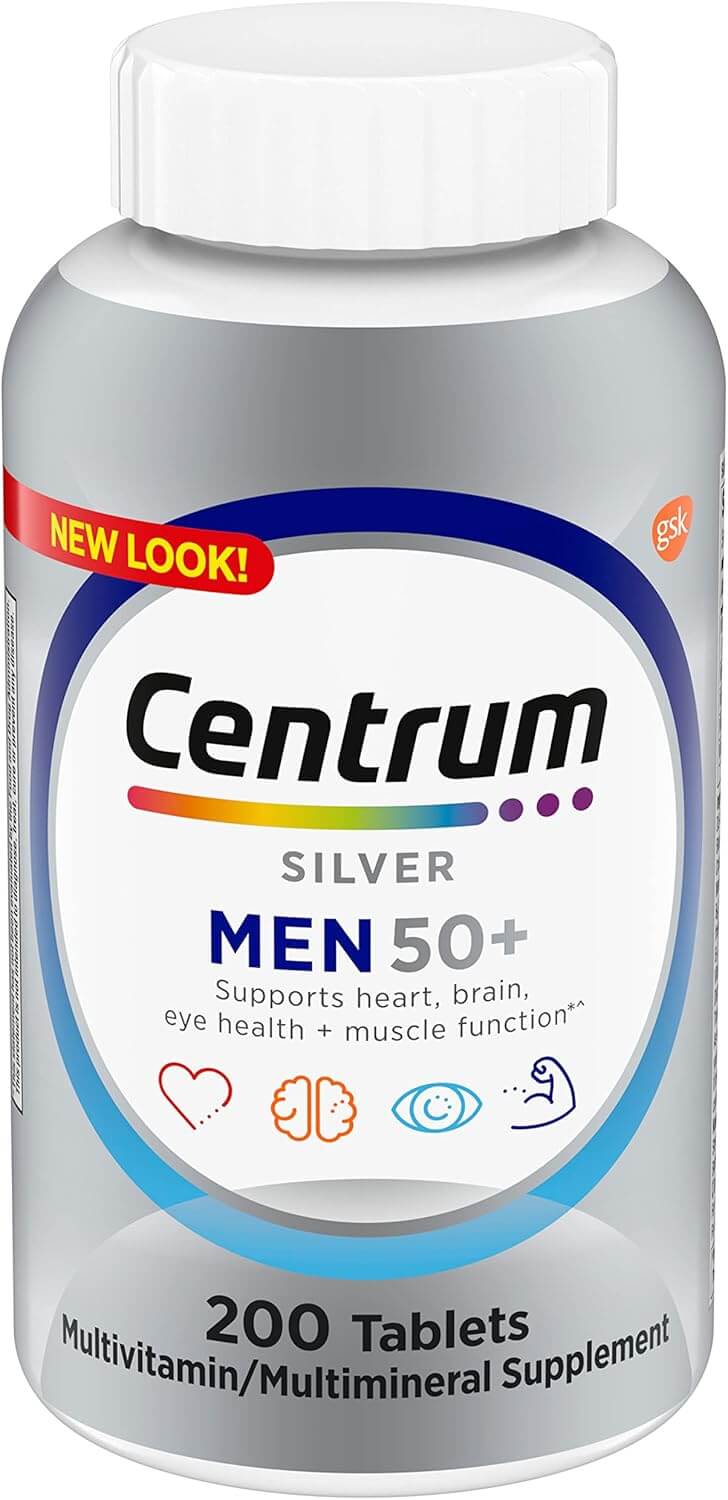 Centrum Silver Multivitamnico Homens Acima dos 50 - 200 Comprimidos