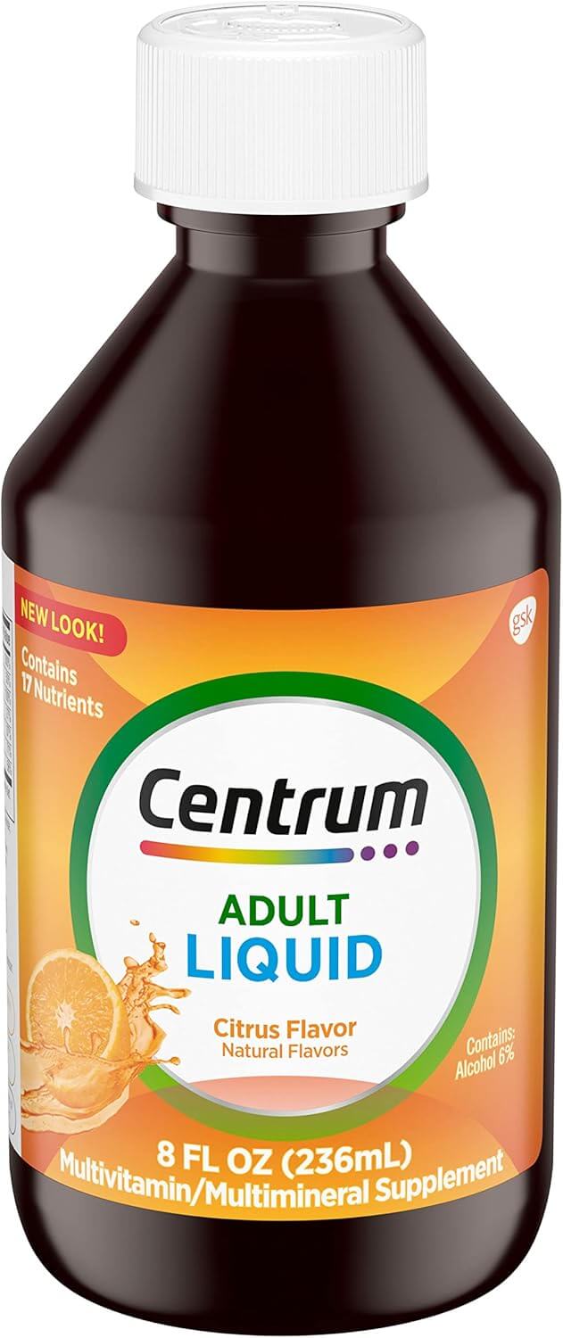 Centrum Multivitamnico Lquido para Adultos Sabor Citrus - 236ml