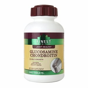 Finest Nutrition Glucosamine & Chondroitin Tablets, 240 Ea