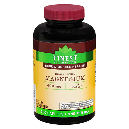 Finest Nutrition Magnesium 400 Mg Tablets - 250 Ea