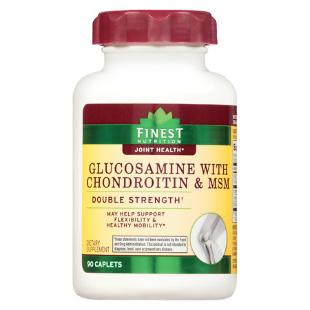 Finest Nutrition Glucosamine Sulfate Chondroitin Sulfate Plus MSM - 90.0 Ea