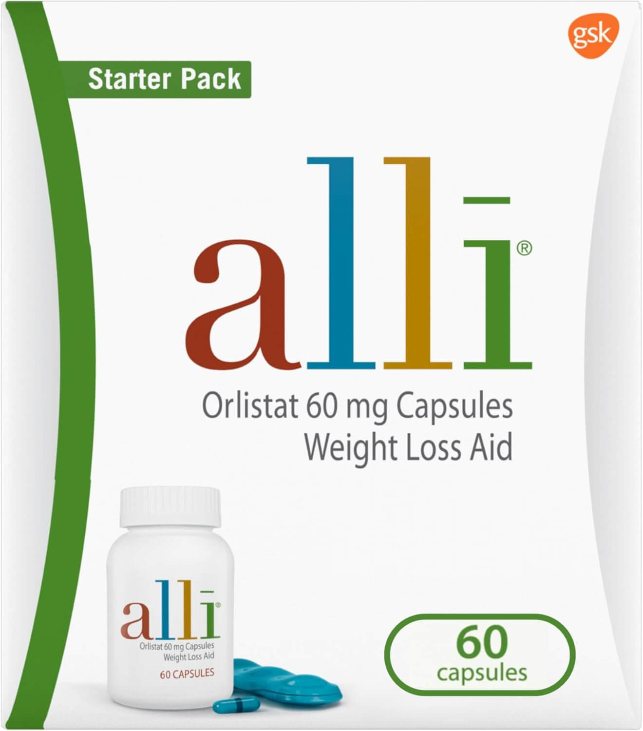 Alli Orlistat 60mg - 60 Comprimidos