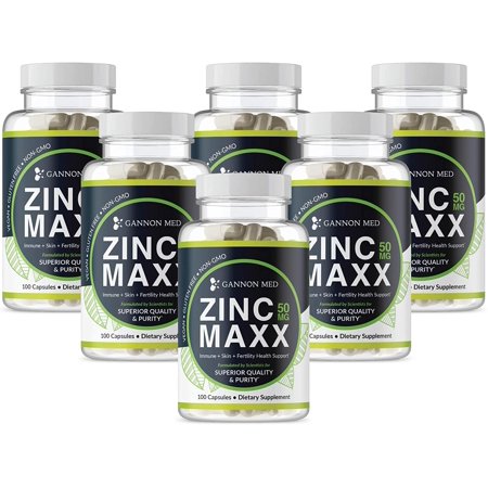 Zinc Maxx - Maximum Zinc Gluconate 50 Mg per Dose - 100 Day Supply - High Potency & Absorbance - Gentle on Stomach - Professional Grade - Antioxidant